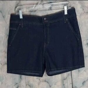 St. John's Bay Dark Blue Jean Shorts